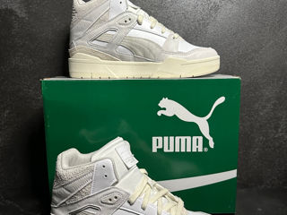 Puma Slipstream Mid White and Feather Grey