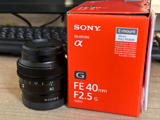 Sony 40mm f2.5 foto 4