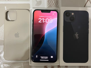 iPhone 13 Midnight 128 Gb în stare ideală nu are nici o zgârietură ,a fost procurat de la Moldcell foto 2