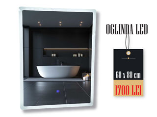 Oglinda led 60x60 - 60x70 - 60x80 - 60x90 - 60x100 - 120x80 foto 6