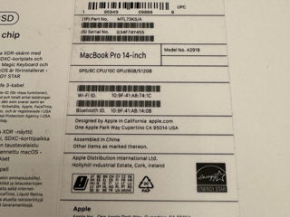 Apple MacBook Pro 14 M3 8/512Gb Space Gray Sigilat! foto 5