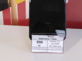 Xiaomi Redmi Note 7 64GB ,Preț 990lei