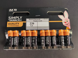 Baterii Duracell Simply AA10 foto 1