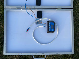 100 Вт солнечная мини-электростанция SOLARIS 100 12В + USB foto 4
