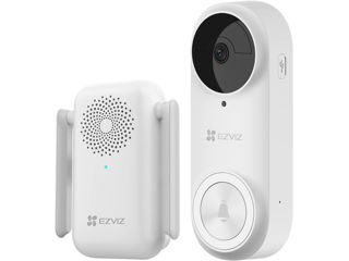 Беспроводной дверной видеозвонок с дополнительным звуковым модулем DB2C Комплект  Ezviz DB2C включае