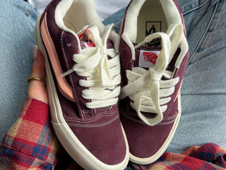 Vans KNU Skool Burgundy/Pink Women's foto 4