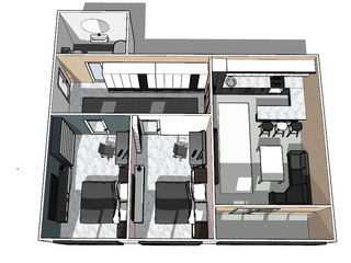 Apartament cu 2 camere, 74 m², Centru, Ialoveni, Ialoveni foto 8