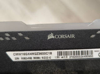 Corsair DDR4 (8Gb) 3600MHz pc-28800 Vengeance RGB Pro black CL18 foto 1