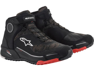 DRYSTAR RIDING SHOES - BLACK CAMO RED