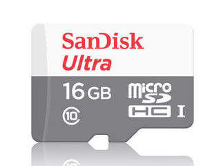 micro SD card SanDisk Ultra 16GB SDHC 80MB/s Class 10 UHS-I foto 2