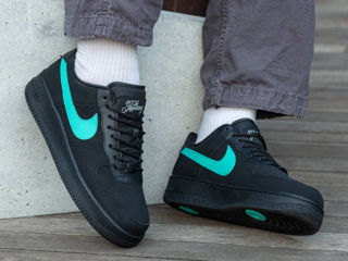 Nike Air Force 1 Low Suede Black Tiffany Unisex foto 9