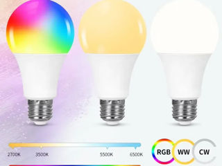 Becuri LED RGB Wifi-Bluetooth foto 3