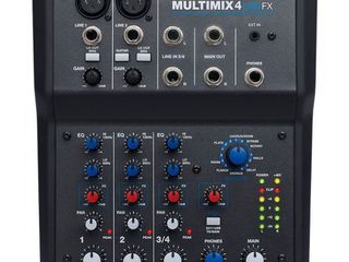 Mixer Alesis Multimix 4USB FX cu 4 canale si procesor de efecte. foto 1