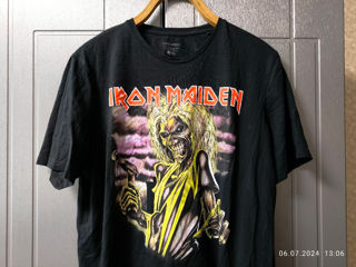 Iron maiden фирменная футболка 2023год.размер L