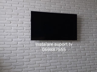 Montare suport tv,instalare tv pe perete/tavan foto 7