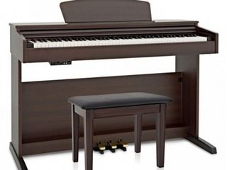 Pian digital cu scaun flame slp-175 rw - rosewood (maro inchis) - цифровое пианино flame slp-175 rw