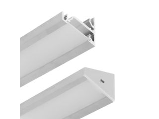 Profil din aluminiu de colt CORNER 14 pentru banda LED - anodizat 2 metri - set complet Descriere Pr