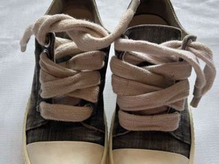 Rick Owens Drkshdw Ramones Jumbo Lace Low  Drak Dust