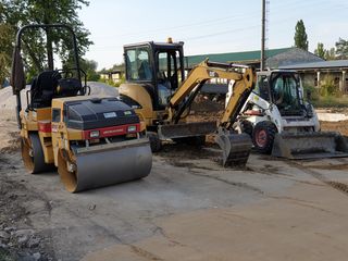 Servicii excavator, buldoexcavator,bobcat,miniexcavator,compactor,каток,Kamaz,dezapezire