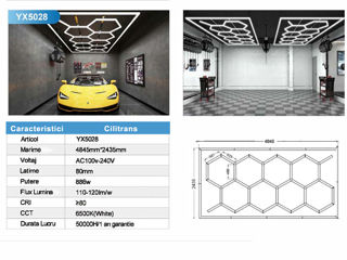 Hexagon led detailing led tavane led