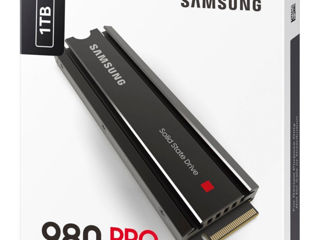 Samsung - 980 PRO Heatsink 1TB Internal SSD PCIe Gen 4 x4 NVMe