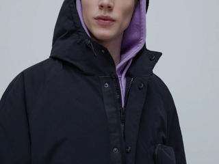 Zara man стильная парка waterproof windproof модель oversize в идеальном состояние size M-L foto 4