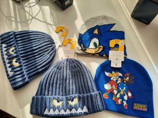 Caciulite Primark NOI cu imagine SONIC 2-5 ani