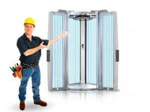 Reparatie deservire Solarii vertical sau orizontal schimb lampi