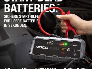 Jump starter Noco Boost GB70 2000A 8L benzina 6L motorina Made in Malaysia foto 3