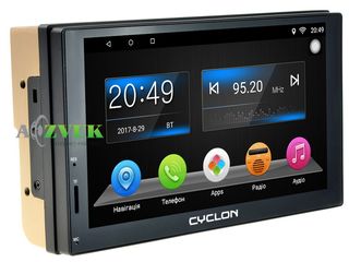 2din автомагнитола android 6.0 cyclon mp-7037 gps and. кредит! foto 1