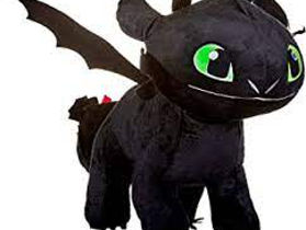 Dracon Negru беззубыйк/Toothless Plush 60cm foto 2