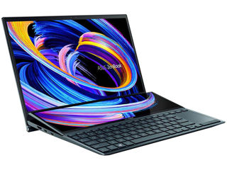 Laptop ASUS ZenBook Pro Duo OLED UX582HS-H2010X, Intel Core i9-11900H pana la 4.9GHz, 15.6" 4K UHD T фото 1