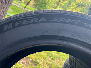 2 шины/ 2 anvelope 235/55 R19 Nexen N`fera Sport Suv/ Доставка, livrare toata Moldova 2024 foto 7