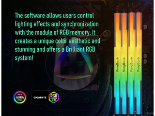 KingBank DDR5 Rgb Hynix 2*16gb 6000mhz 1.4v Cl30 [nou,cutie] foto 10