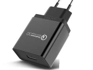 Зарядное устройство Ugreen Quick Charge 3.0 / 18W + Ugreen USB Type-C Cable foto 1