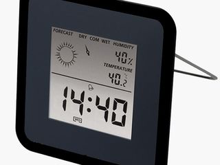Настольный комнатный термометр с индикатором влажности воздуха 80 лей метеостанция с часами-200 лей