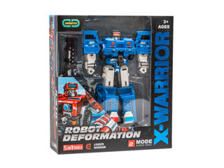 Jucarie Robot-transformer Police Fire "X-Warrior"