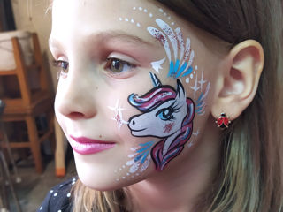 Face painting, аквагрим, pictura pe fata copii, desene pe fata, tatuaj cu straluci, facepainting