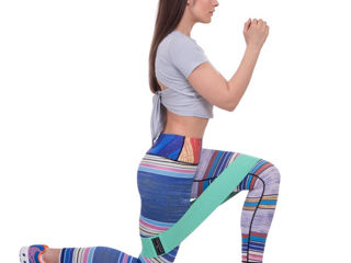 Set de benzi elastice textile pentru exerciții LOOP BANDS foto 4