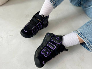 Nike Air More Uptempo Black/Violet foto 6