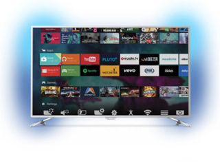 Televizor Ambilight 2, LED 4K, 43 inch, Android TV, Youtube, Internet, Wifi, Bluetooth