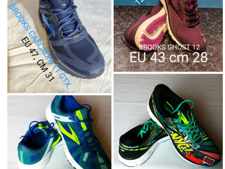 Кожаные кроссовки Reebok 42,45 p, беговые кроссовки Brooks foto 3