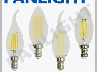Филаментные светодиодные лампы, led filament, led лампы в Молдове, светодиодное освещение foto 2