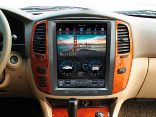 Toyota land cruiser prado 2014-2017 / 2003-2008 tesla stile android foto 4