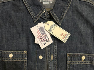 Cămașă japoneză - houston, denim american, stil vintage, calitate premium foto 2