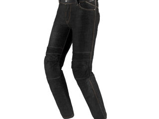 Blugi (jeans) moto barbati Seventy model SD-PJ6 tip Slim fit culoare: negru (cu insertii Aramid Kevl foto 2