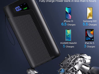 Power Bank încărcător portabil: 27000mAh PD 20W,Onlynew foto 3