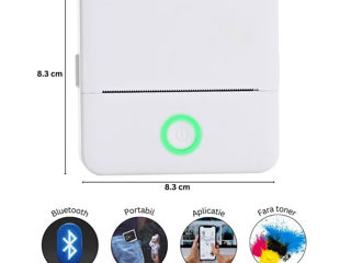 Mini Printer Bluetooth Portabil  / Mini Printer Bluetooth Portabil  foto 2