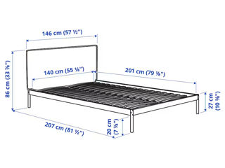 Pat modern Ikea de calitate înaltă foto 9