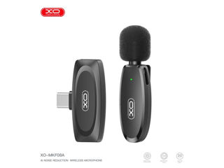 XO MKF08A Microfon Lavalier fără fir cu latență redusă, tip C, cu o atingere foto 2